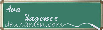 Ava Wagener Visitenkarte